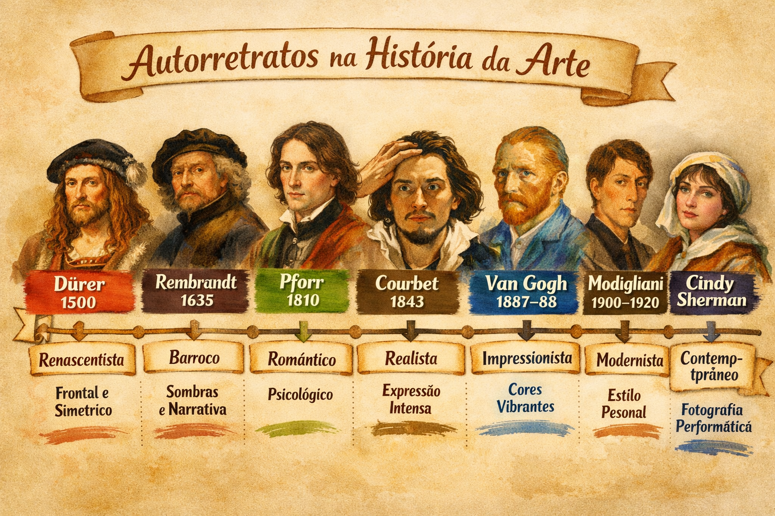 O Autorretrato na História da Arte